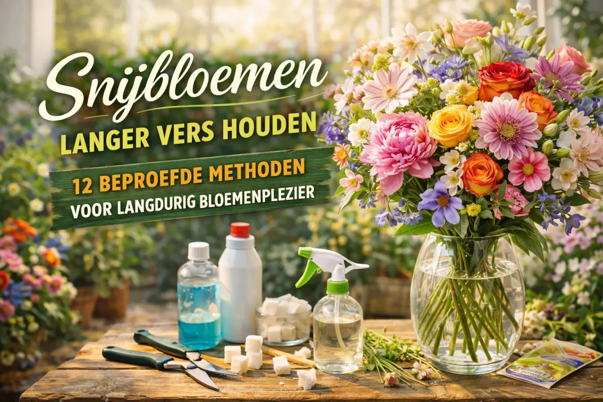Snijbloemen Langer Vers Houden: 12 Beproefde Methoden voor Langdurig Bloemenplezier