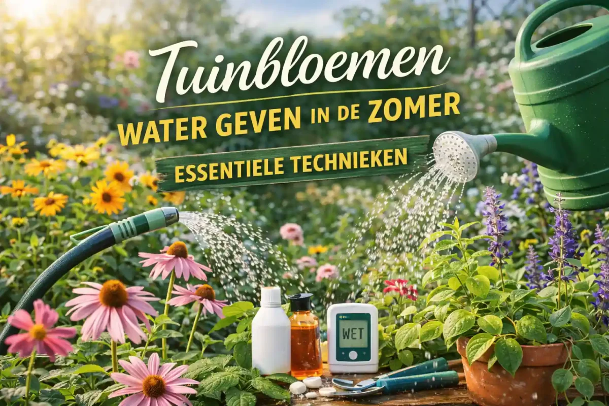 Tuinbloemen Water Geven in de Zomer: Essentiële Technieken voor Bloeiende Borders